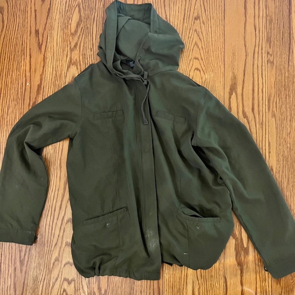 Forever 21 Forrest Green Windbreaket Jacket
